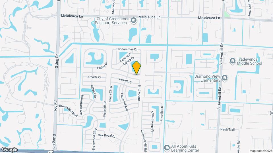 6034 Triphammer Rd Map and Location Details