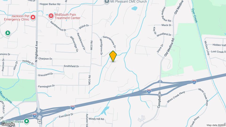 210 Bent Oaks Dr Map and Location Details