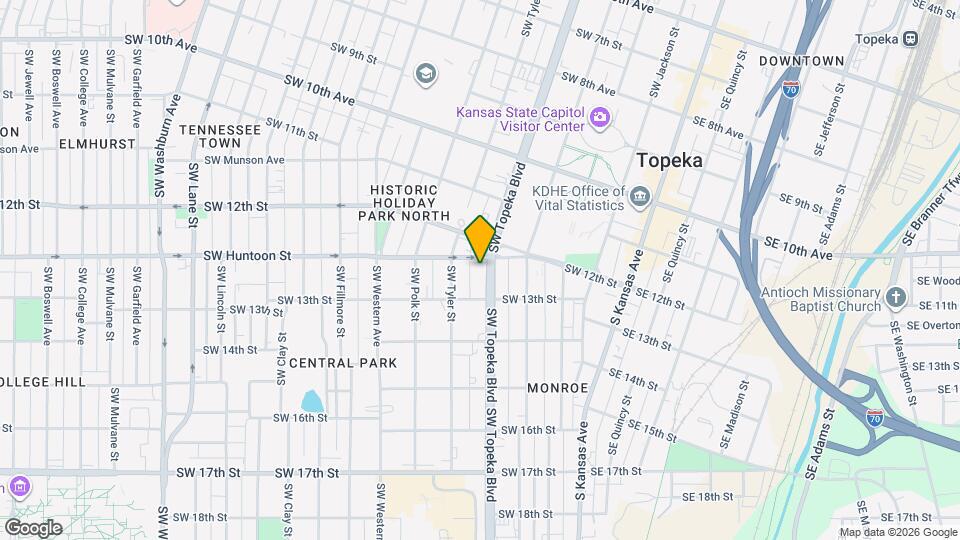 1251 SW Topeka Blvd Mapa y Detalles de la Ubicación