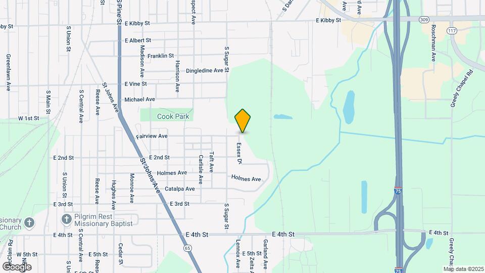 1109 Essex Dr Map and Location Details