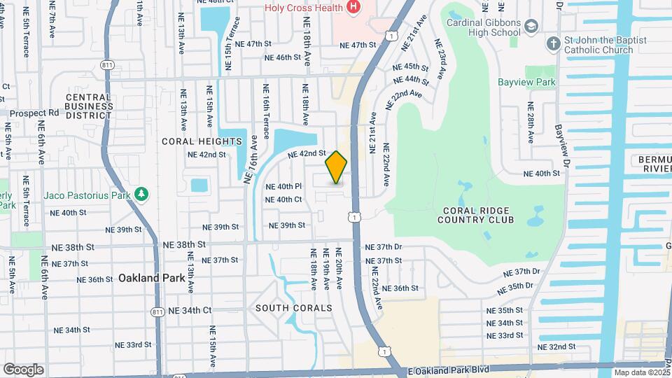 2001 Coral Heights Blvd Map and Location Details