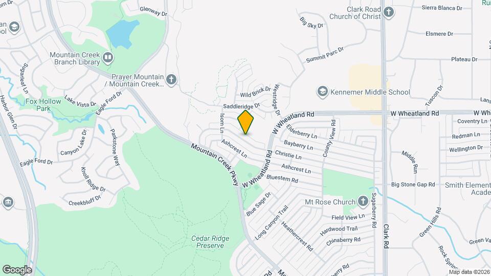 7541 Christie Ln Map and Location Details