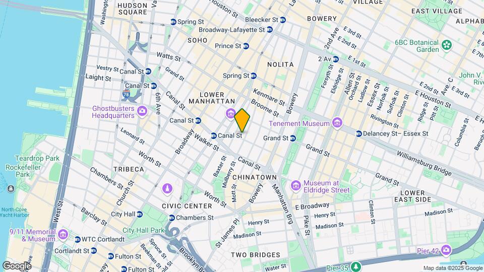 195 Hester St Mapa y Detalles de la Ubicación