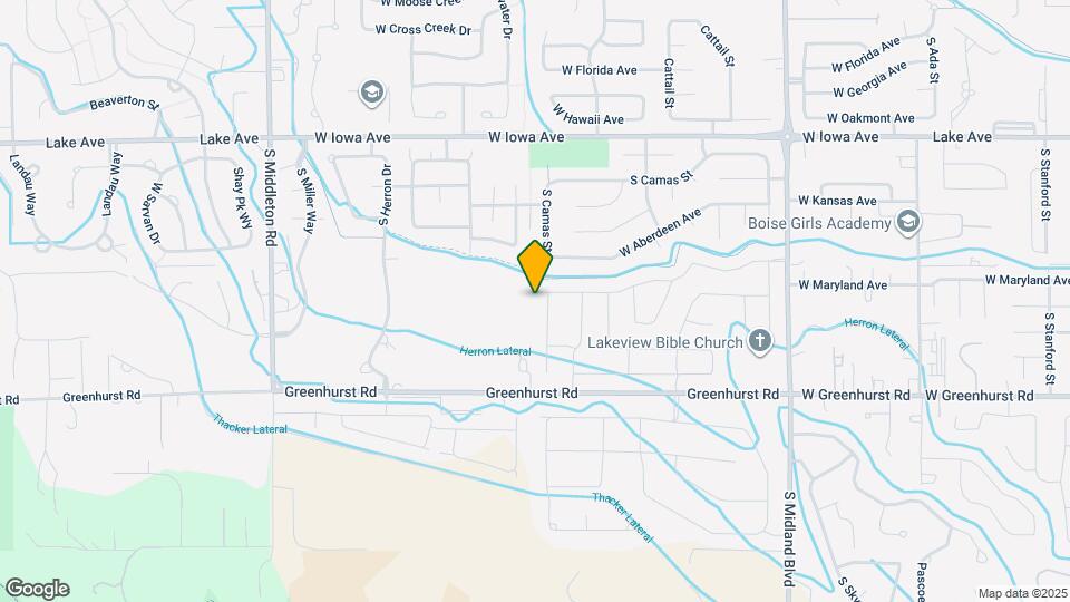 1719 W Belknap Dr. Map and Location Details