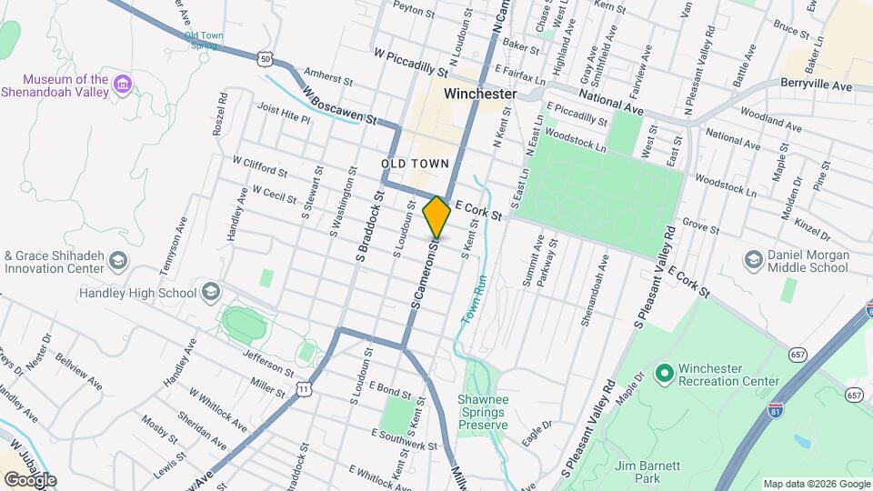 402 S Cameron St Map and Location Details