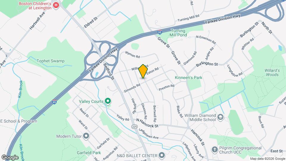 54 Simonds Rd Map and Location Details