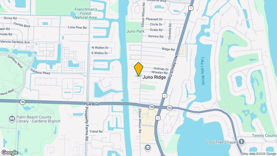 2016 Joy-Rene Ln, Unit 2 Mapa y Detalles de la Ubicación