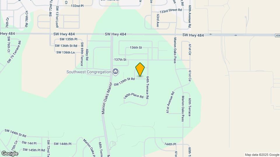 6485 SW 139th St Rd Map and Location Details
