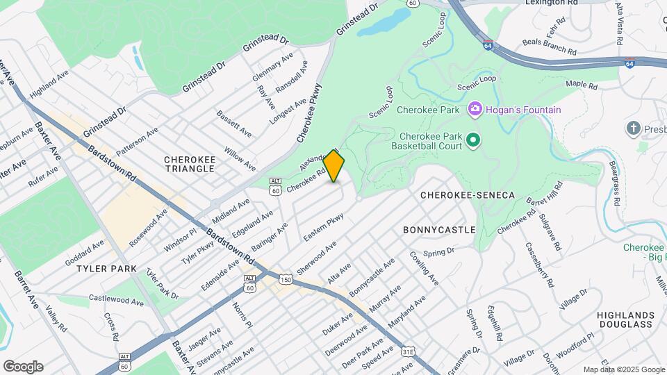 2177 Baringer Ave Map and Location Details