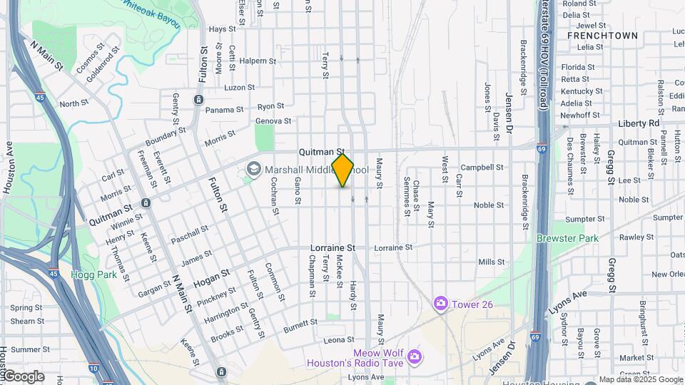 1602 Lee St Map and Location Details