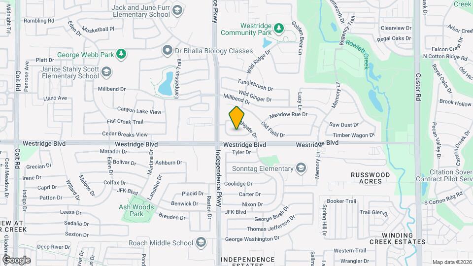 9912 Laurel Cherry Dr Map and Location Details