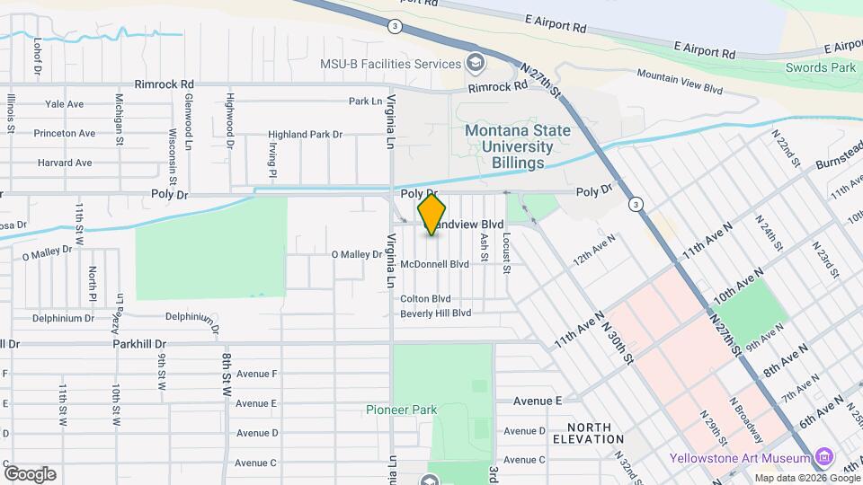 2316 Pine St Map and Location Details