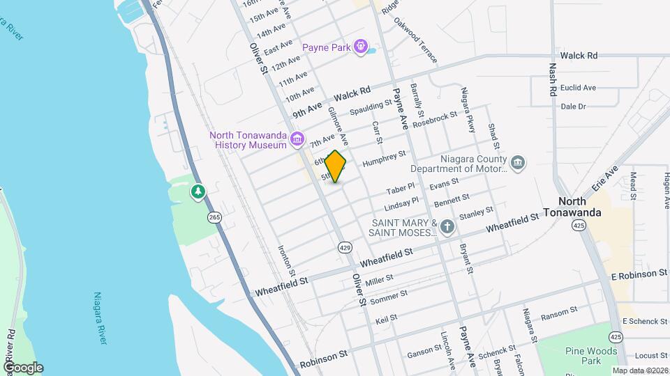 120 Center Ave, Unit upper Map and Location Details