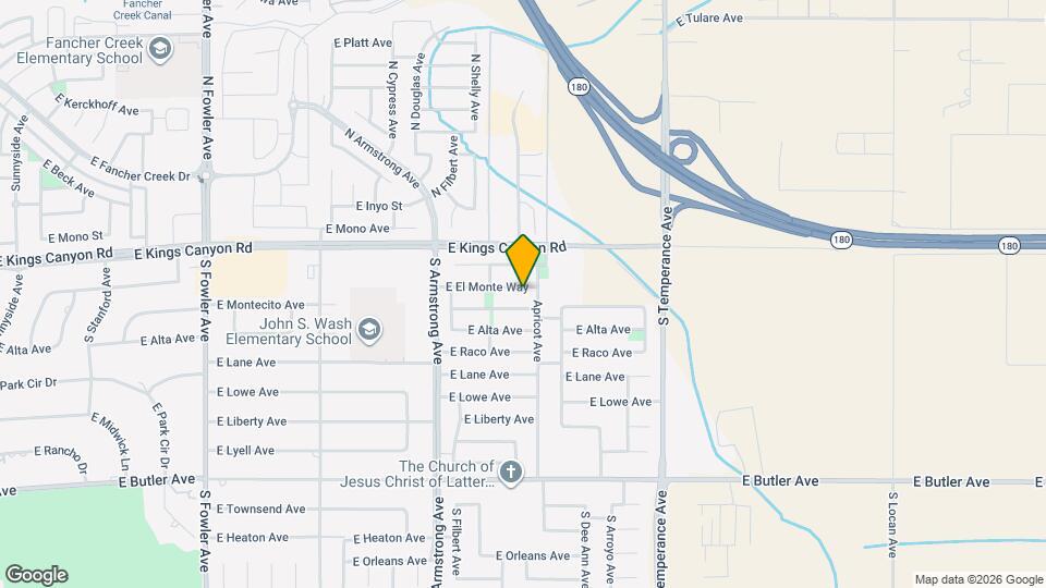 6673 E El Monte Way Map and Location Details