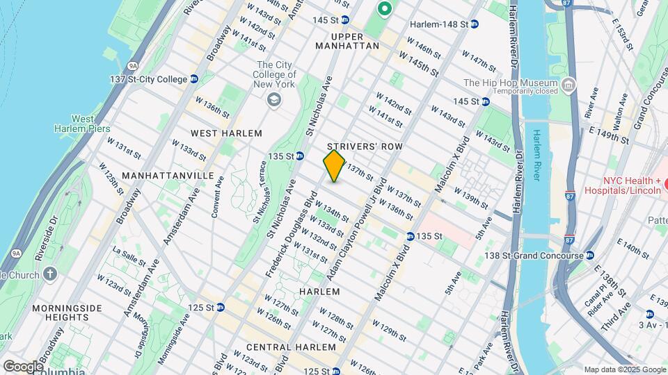 239 W 135th St Map and Location Details