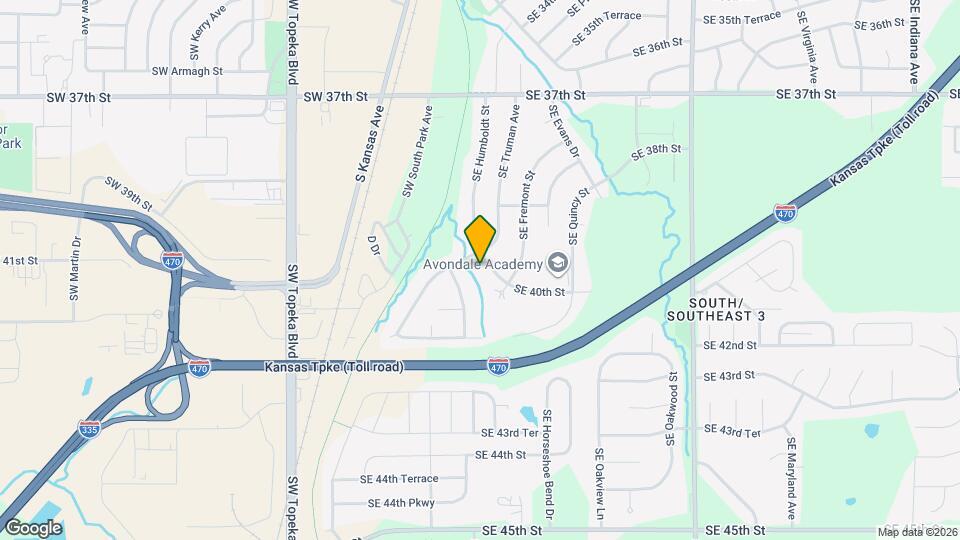 3913 SE Humboldt St Map and Location Details