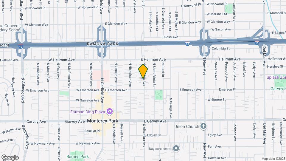 435 N Alhambra Ave Map and Location Details