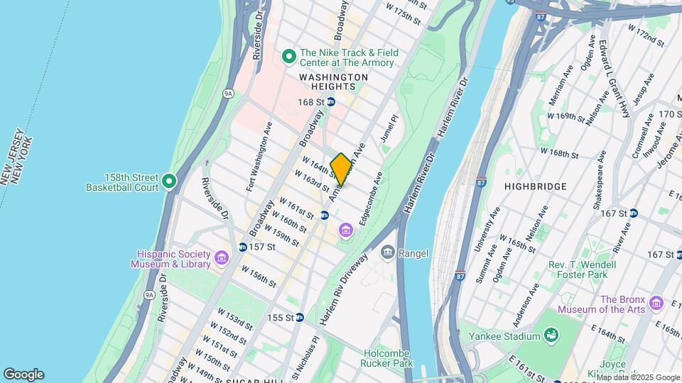 2087 Amsterdam Ave Map and Location Details