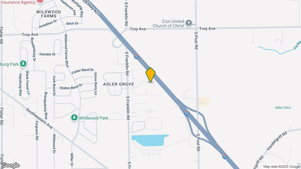 3334 Blue Ash Ln Map and Location Details