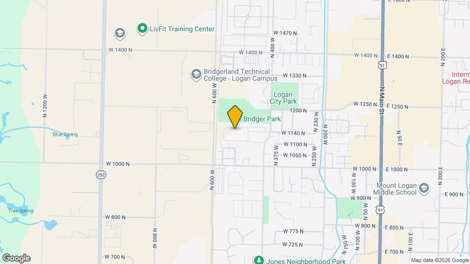 528 W 1150 N Map and Location Details