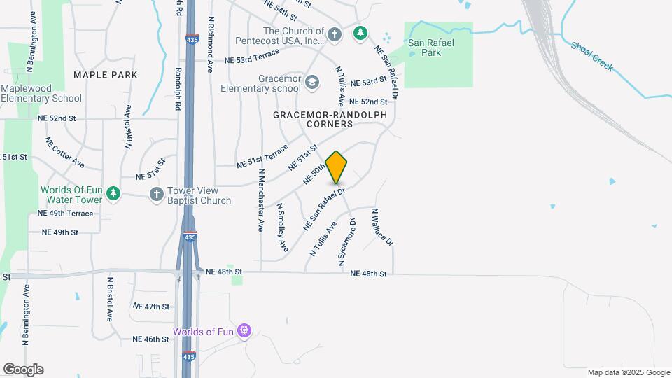 4900 N Sycamore Dr Map and Location Details