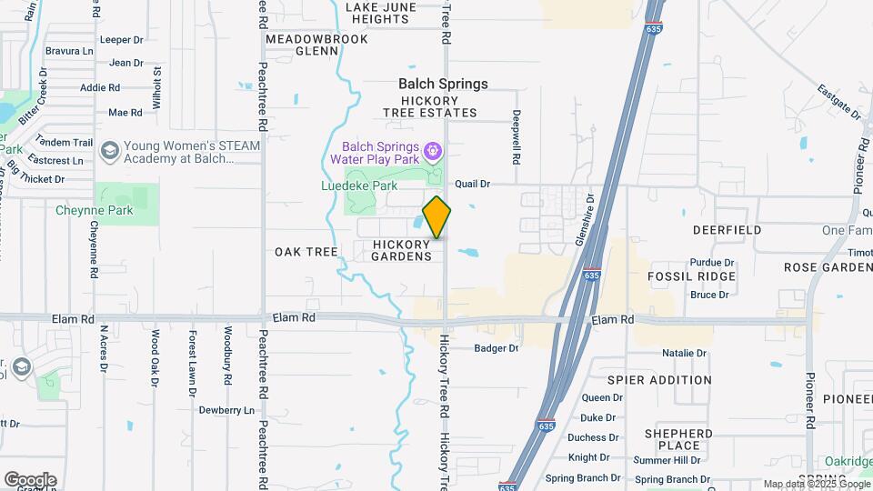 11825 Hickory Garden Dr Map and Location Details