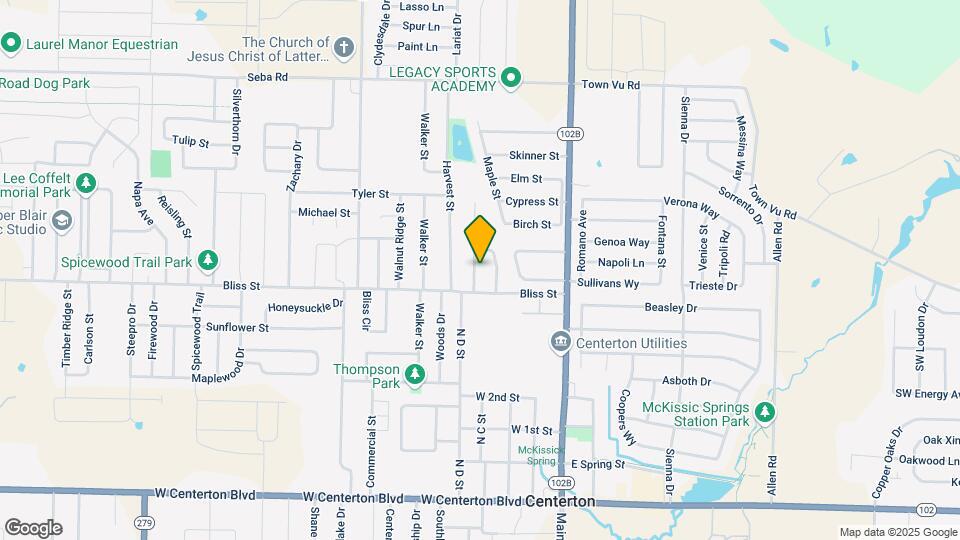 664 Woodland St Map and Location Details
