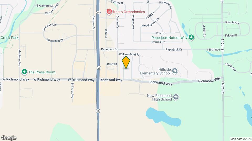 1624 Gunston Dr Map and Location Details