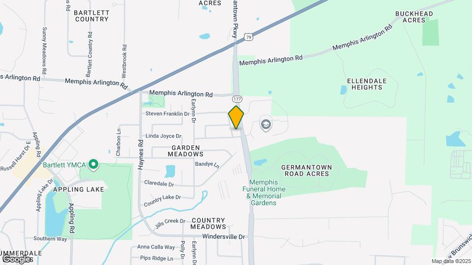 3854 Waterfall Dr Mapa y Detalles de la Ubicación