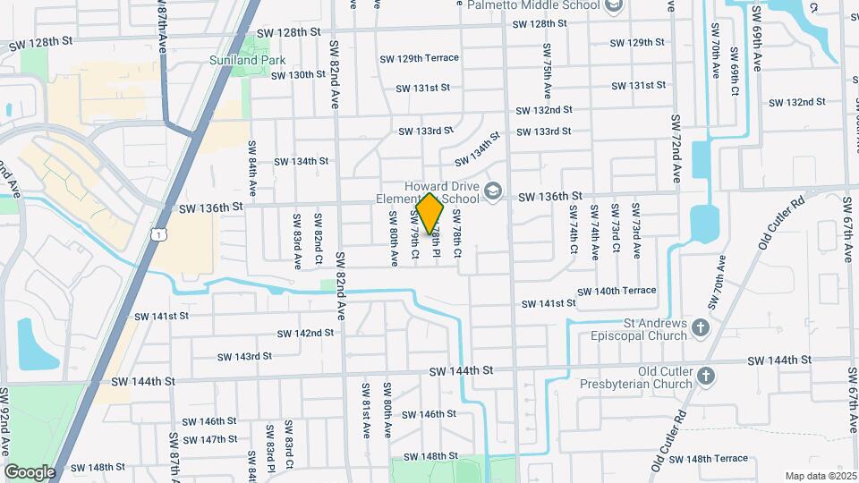 13800 SW 78th Pl Map and Location Details