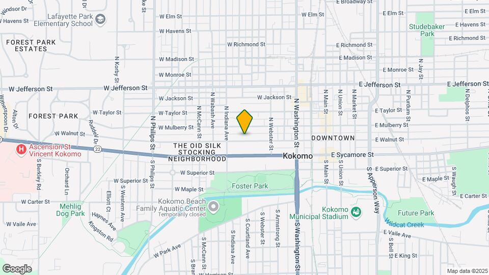 610 W Walnut St Map and Location Details