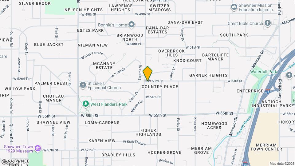 10219 W 53rd St Map and Location Details