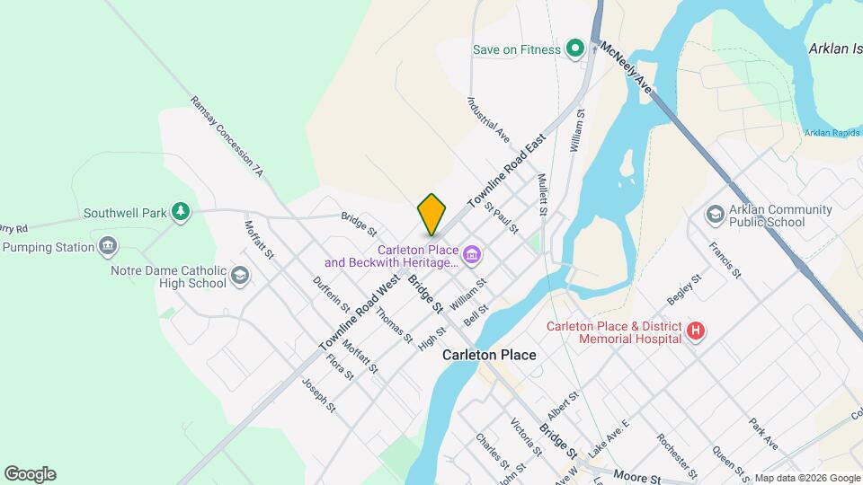47 Townline Road East Map and Location Details