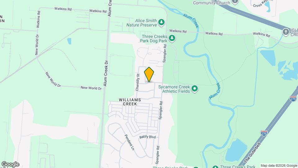 2833 Valley Green Dr Map and Location Details