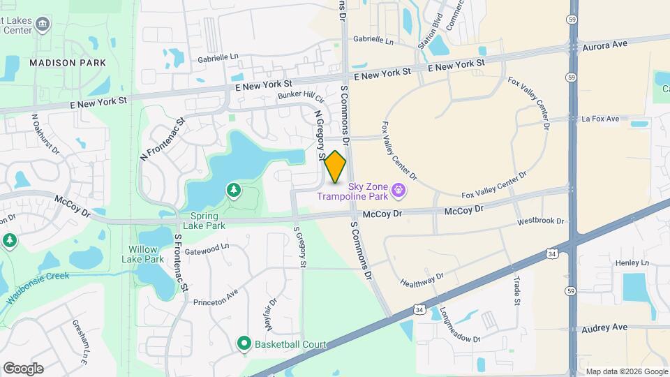 225 S Gregory St Map and Location Details