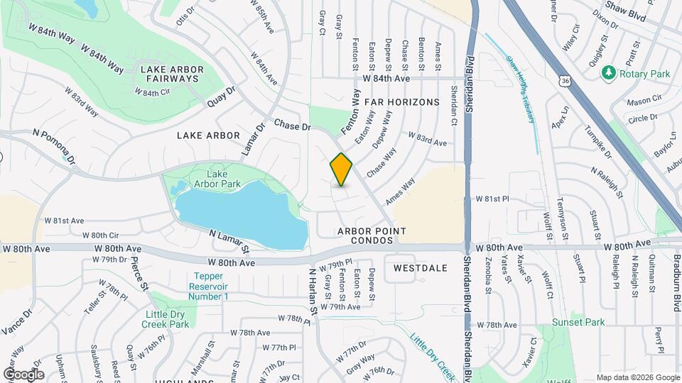 8134 Gray Ct Map and Location Details