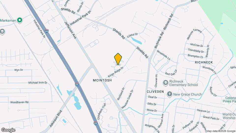 King's Ridge Apartments Map and Location Details