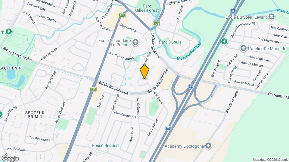 957 Locas Rue Map and Location Details