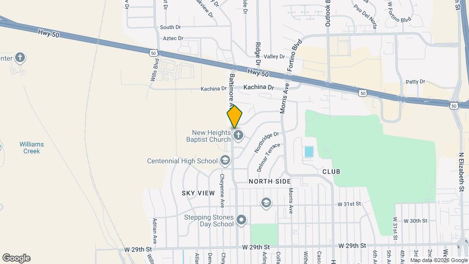 3408 Baltimore Ave Map and Location Details