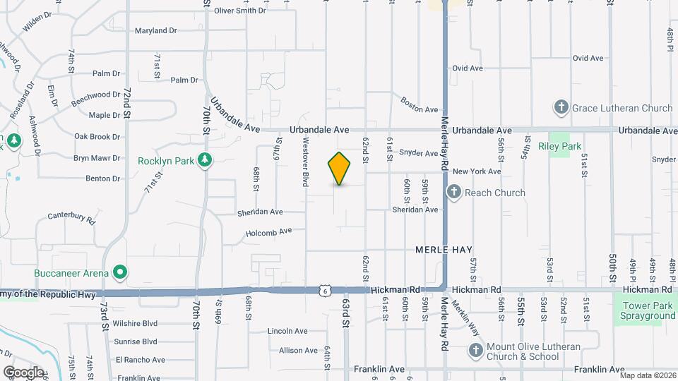 2725 64th St Map and Location Details