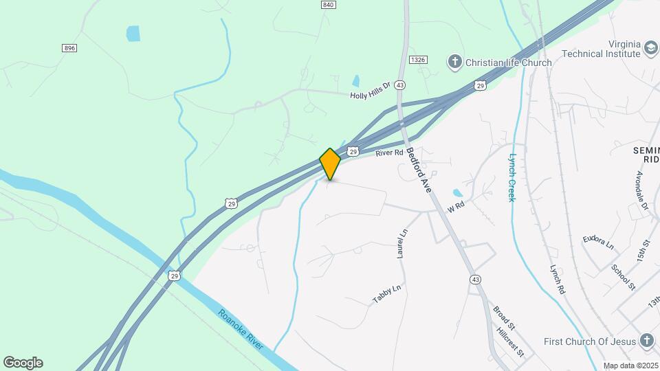 2201 Poplar Ave Map and Location Details