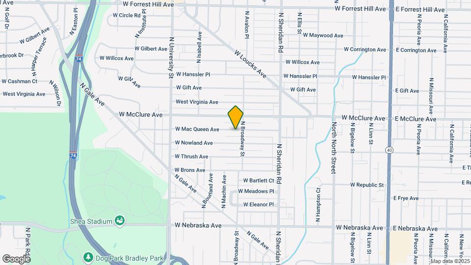 908 W Mac Queen Ave Mapa y Detalles de la Ubicación