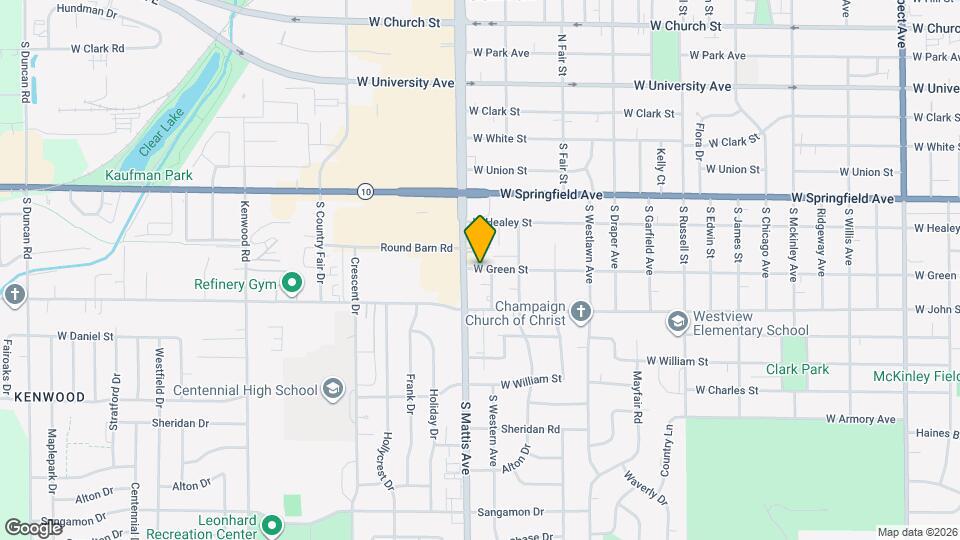 1312 Glendale Dr Map and Location Details