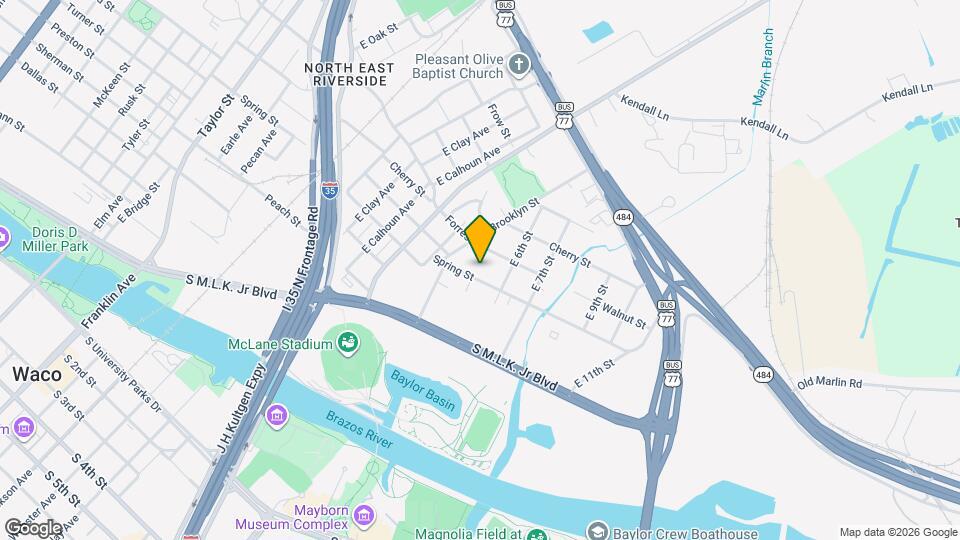 1202 Spring St Map and Location Details