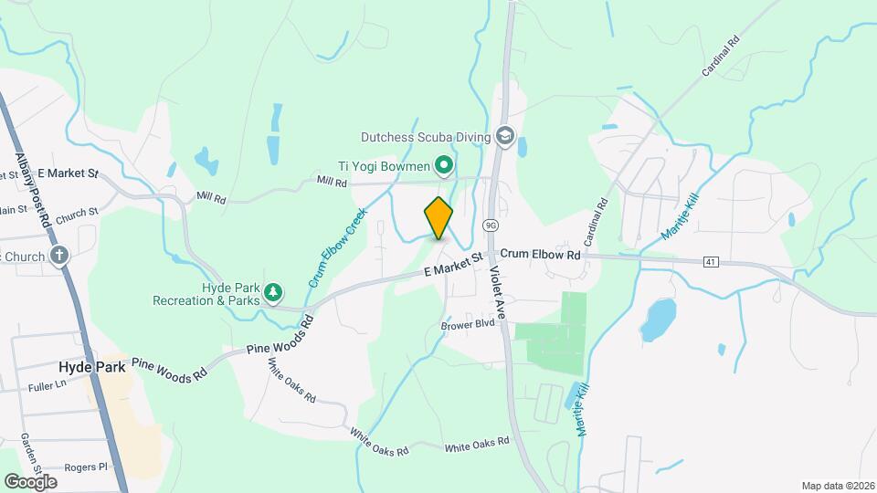 125 E Market St Map and Location Details