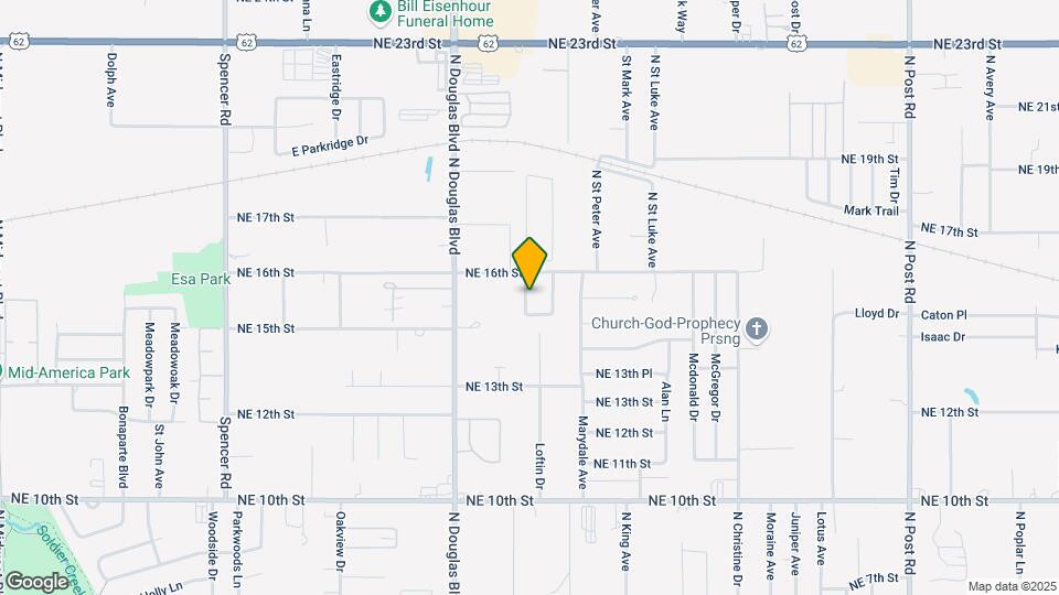 1608 Cynthia Dr Map and Location Details