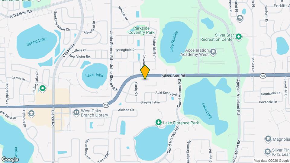 2577 Ocoee Reserve Ct Map and Location Details