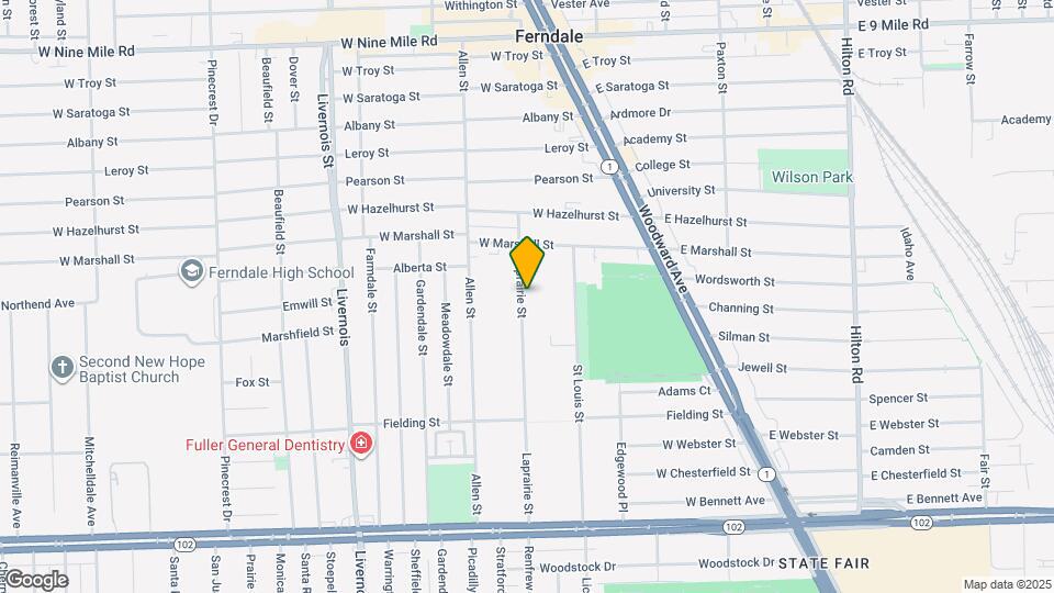 808 Laprairie St Map and Location Details