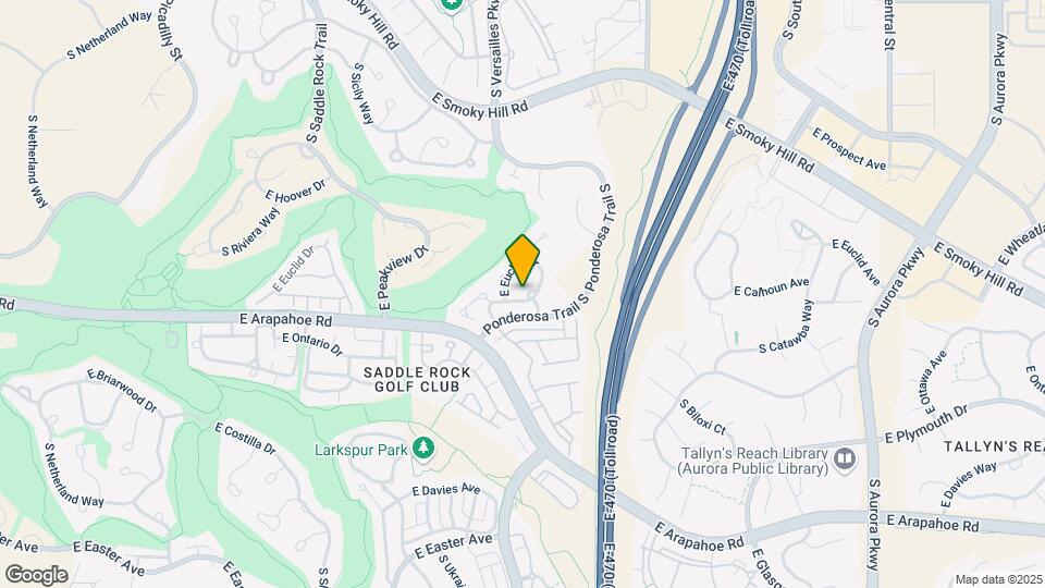 22898 E Euclid Cir Map and Location Details