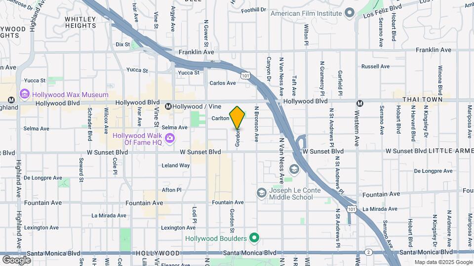 1555 Gordon St Map and Location Details